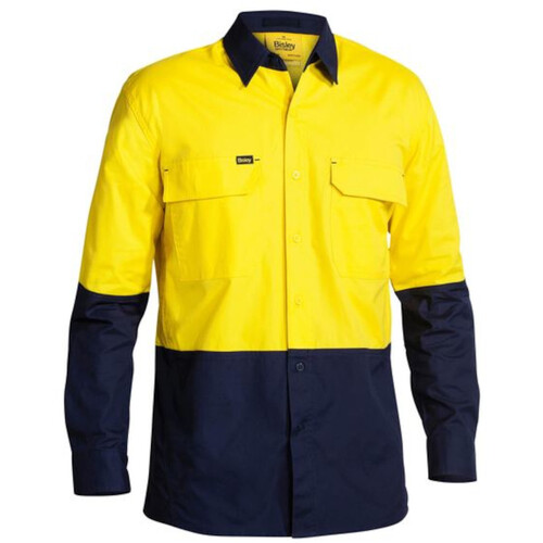 WORKWEAR, SAFETY & CORPORATE CLOTHING SPECIALISTS X AIRFLOW  RIPSTOP HI VIS SHIRT - LONG SLEEVE