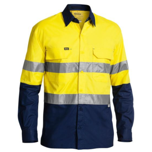 WORKWEAR, SAFETY & CORPORATE CLOTHING SPECIALISTS 3M TAPED X AIRFLOW  RIPSTOP HI VIS SHIRT - LONG SLEEVE