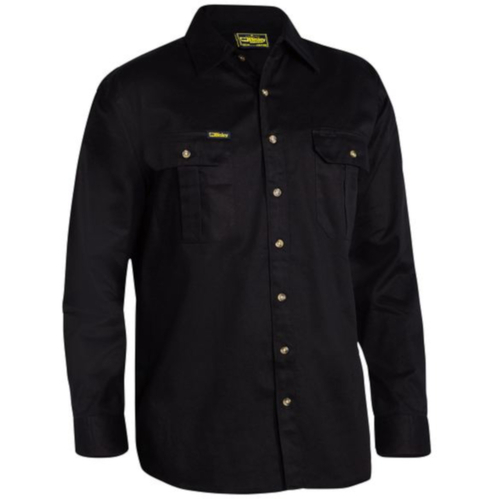 WORKWEAR, SAFETY & CORPORATE CLOTHING SPECIALISTS Original Cotton Drill Shirt - Long Sleeve
