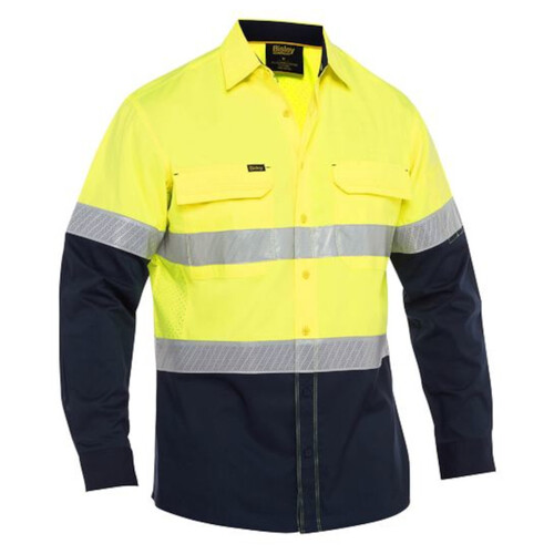 WORKWEAR, SAFETY & CORPORATE CLOTHING SPECIALISTS Men s X Airflow  Hi Vis Taped Laser Long Sleeve Shirt