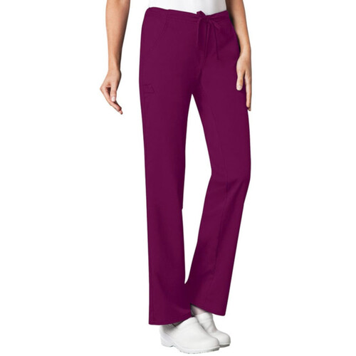 WORKWEAR, SAFETY & CORPORATE CLOTHING SPECIALISTS Luxe - Scrubs Pants Women's Low Rise Straight Leg Drawstring