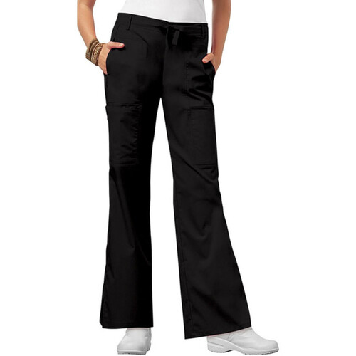 WORKWEAR, SAFETY & CORPORATE CLOTHING SPECIALISTS - Flare Leg Drawstring Cargo Pant