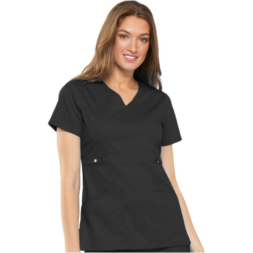 WORKWEAR, SAFETY & CORPORATE CLOTHING SPECIALISTS - Empire Waist Mock Wrap Top