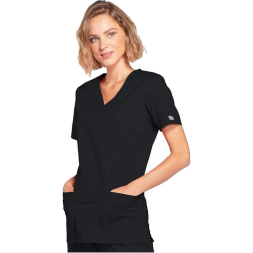WORKWEAR, SAFETY & CORPORATE CLOTHING SPECIALISTS Women's Core Stretch Mock Wrap Top