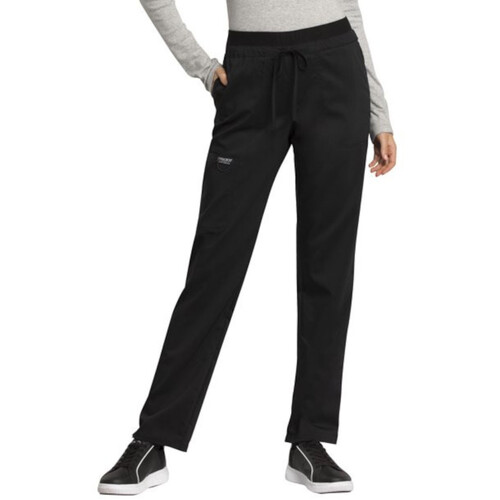 WORKWEAR, SAFETY & CORPORATE CLOTHING SPECIALISTS Revolution - HIGH WAISTED KNIT BAND TAPERED WOMEN'S PANT, REGULAR LENGTH
