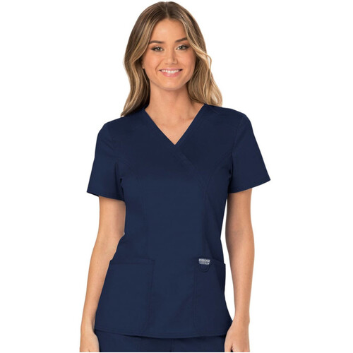 WORKWEAR, SAFETY & CORPORATE CLOTHING SPECIALISTS - Revolution - Ladies Mock Wrap Top