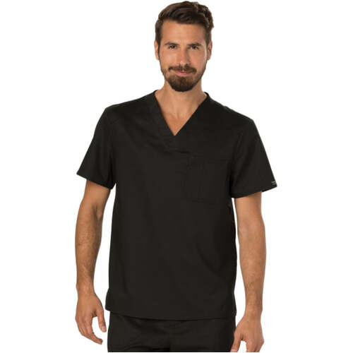 WORKWEAR, SAFETY & CORPORATE CLOTHING SPECIALISTS - Revolution - Men's Single Chest) Pocket V-Neck Top