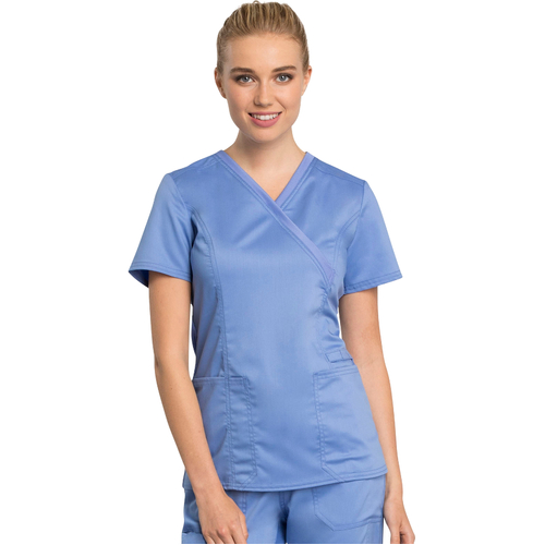 WORKWEAR, SAFETY & CORPORATE CLOTHING SPECIALISTS MOCK WRAP TOP
