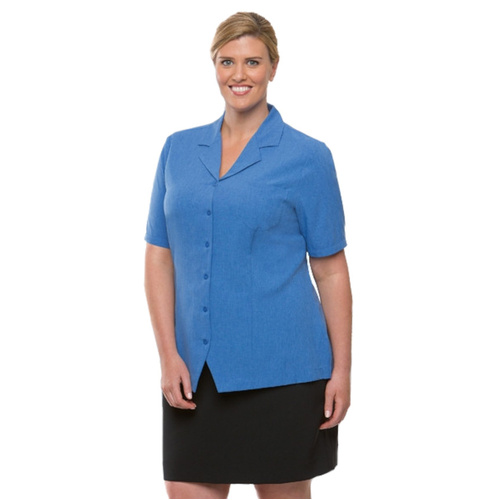 WORKWEAR, SAFETY & CORPORATE CLOTHING SPECIALISTS DISNCONTINUED - Ezylin Overblouse Short Sleeve Shirt - Ladies