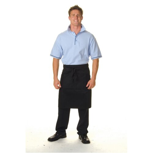 WORKWEAR, SAFETY & CORPORATE CLOTHING SPECIALISTS - P/C Half Apron No Pocket