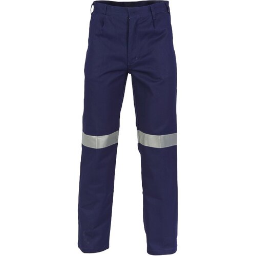 WORKWEAR, SAFETY & CORPORATE CLOTHING SPECIALISTS Cotton Drill Pants With 3M R/Tape