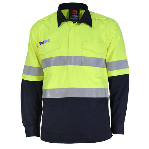 WORKWEAR, SAFETY & CORPORATE CLOTHING SPECIALISTS INHERENT FR PPE1 2T C/F DN L/W Shirt