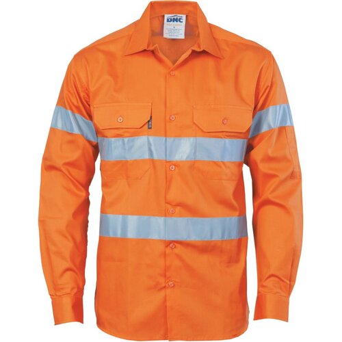 WORKWEAR, SAFETY & CORPORATE CLOTHING SPECIALISTS HIVIS D/N DRILL SHIRT