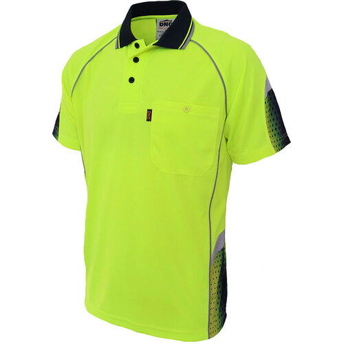 WORKWEAR, SAFETY & CORPORATE CLOTHING SPECIALISTS HiVis GALAXY Sublimated Polo