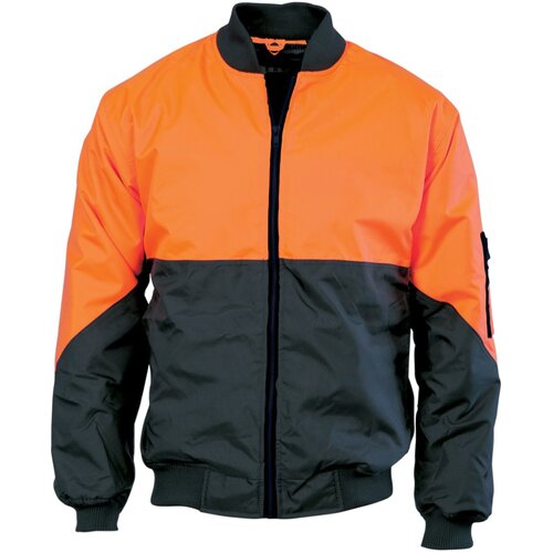 WORKWEAR, SAFETY & CORPORATE CLOTHING SPECIALISTS - HIVIS 2 TONE DAY BOMBER JACKET