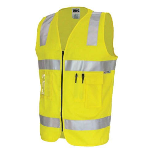 WORKWEAR, SAFETY & CORPORATE CLOTHING SPECIALISTS Day/Night Cotton Safety Vests