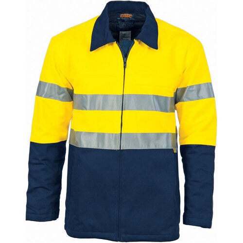 WORKWEAR, SAFETY & CORPORATE CLOTHING SPECIALISTS HiVis Two Tone Protect or Drill Jacket with 3M R/ Tape