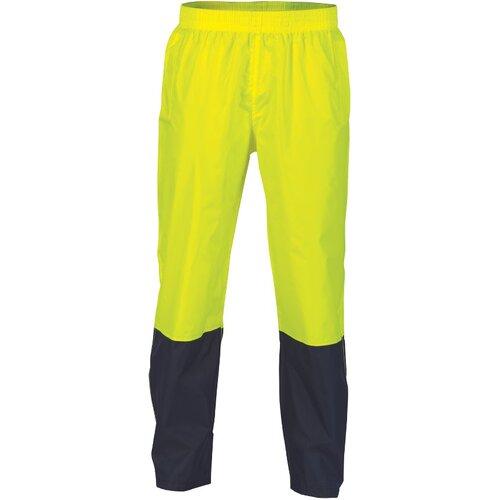 WORKWEAR, SAFETY & CORPORATE CLOTHING SPECIALISTS - HiVis Two Tone Light weight Rain pants