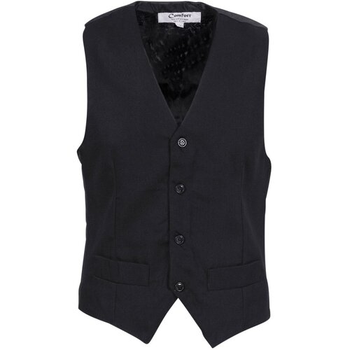 WORKWEAR, SAFETY & CORPORATE CLOTHING SPECIALISTS - Mens Black Vest