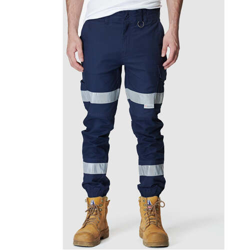 WORKWEAR, SAFETY & CORPORATE CLOTHING SPECIALISTS - MENS REFLECTIVE CUFFED PANT