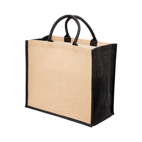 WORKWEAR, SAFETY & CORPORATE CLOTHING SPECIALISTS - Eco Jute Tote with wide gusset