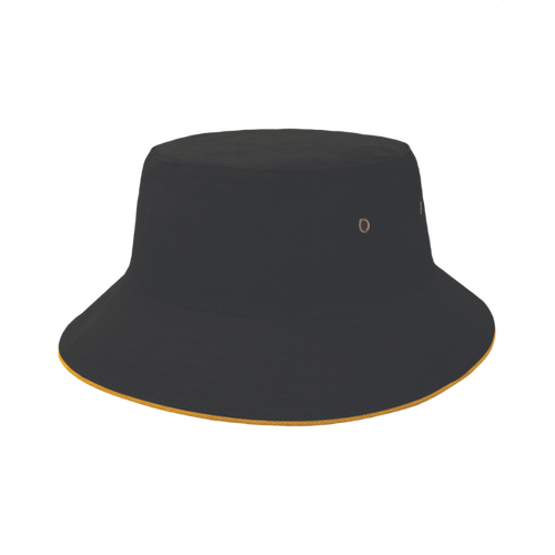 WORKWEAR, SAFETY & CORPORATE CLOTHING SPECIALISTS - Sandwich Brim Bucket Hat