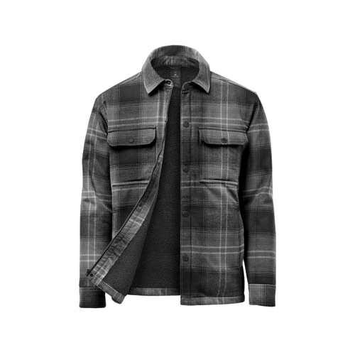 WORKWEAR, SAFETY & CORPORATE CLOTHING SPECIALISTS Men's Highland Sherpa Lined Plaid Jacket