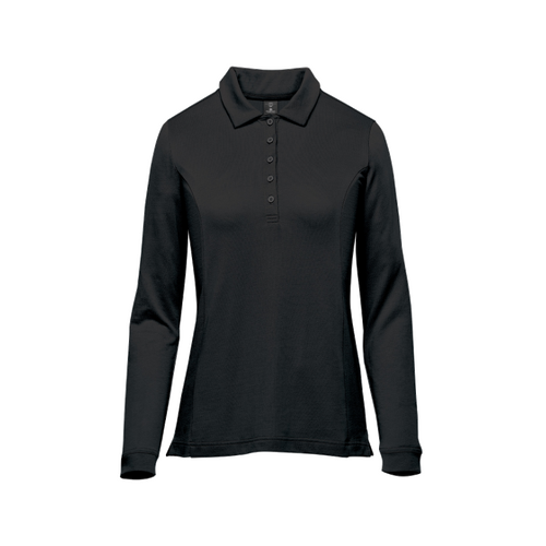 WORKWEAR, SAFETY & CORPORATE CLOTHING SPECIALISTS Women's Nevada L/S Micro Pique Polo