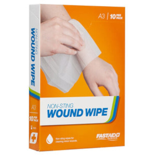 WORKWEAR, SAFETY & CORPORATE CLOTHING SPECIALISTS - WOUND WIPE, NON-STING WIPE, 10PK