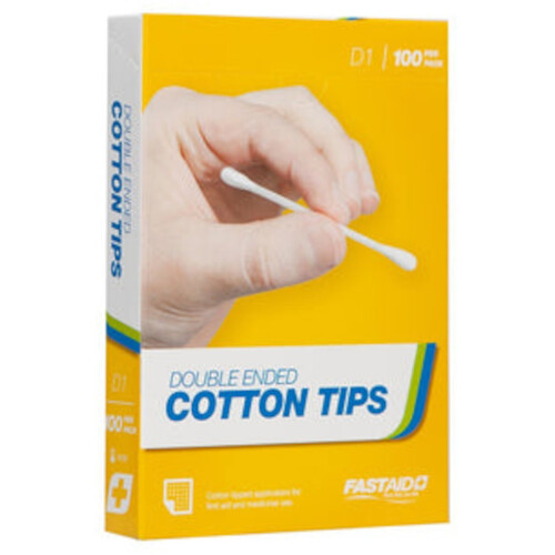 WORKWEAR, SAFETY & CORPORATE CLOTHING SPECIALISTS - COTTON TIP APPLICATORS, 100PK