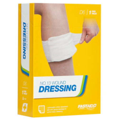 WORKWEAR, SAFETY & CORPORATE CLOTHING SPECIALISTS - WOUND DRESSING, NO.13, 1PK