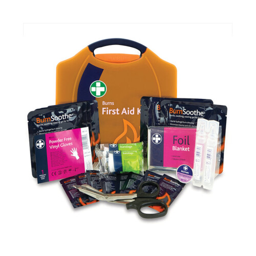 WORKWEAR, SAFETY & CORPORATE CLOTHING SPECIALISTS EMERGENCY BURNS KIT, PLASTIC PORTABLE