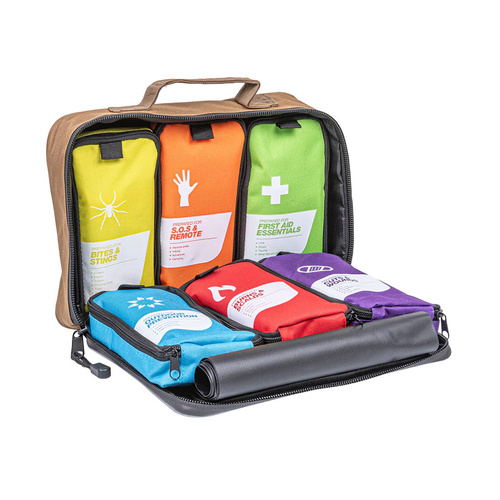 WORKWEAR, SAFETY & CORPORATE CLOTHING SPECIALISTS - DISCONTINUED - LIMITED EDITION FIRST AID KIT, MODULAR SURIVIVAL PACK, KHAKI SOFT PACK