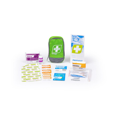 WORKWEAR, SAFETY & CORPORATE CLOTHING SPECIALISTS FIRST AID KIT, COMPACT, SOFT PACK - 12 PACK