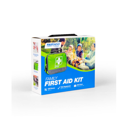 WORKWEAR, SAFETY & CORPORATE CLOTHING SPECIALISTS FIRST AID KIT, FAMILY, SOFT PACK - SINGLE