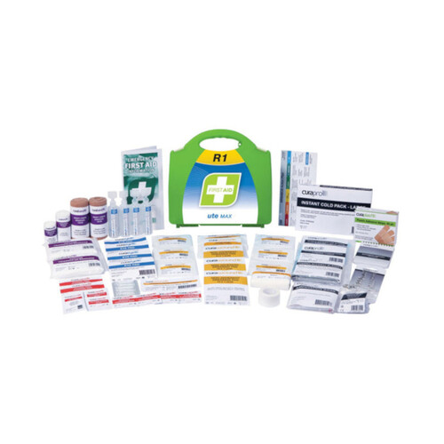 WORKWEAR, SAFETY & CORPORATE CLOTHING SPECIALISTS First Aid Kit, R1, Ute Max, Plastic Portable