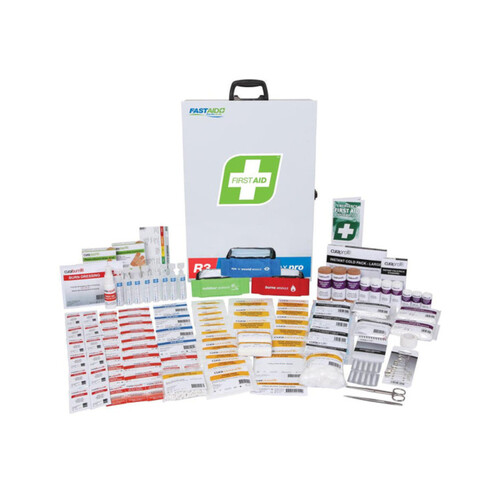 WORKWEAR, SAFETY & CORPORATE CLOTHING SPECIALISTS - First Aid Kit, R3, Constructa Max Pro Kit, Metal Wall Mount