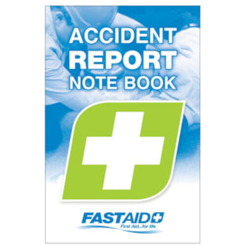 WORKWEAR, SAFETY & CORPORATE CLOTHING SPECIALISTS - ACCIDENT REPORT NOTE BOOK WITH PENCIL - SINGLE