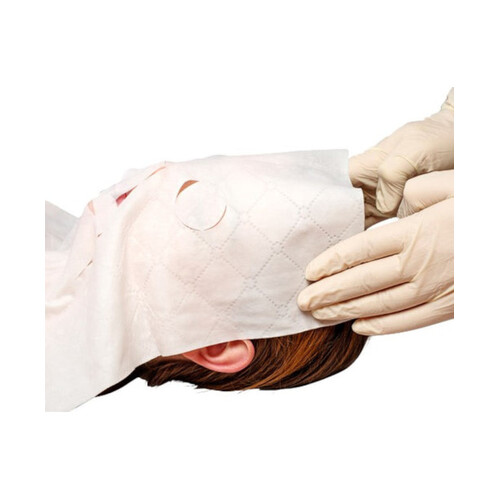 WORKWEAR, SAFETY & CORPORATE CLOTHING SPECIALISTS - HYDROGEL BURN FACE MASK DRESSING, 30 X 40CM