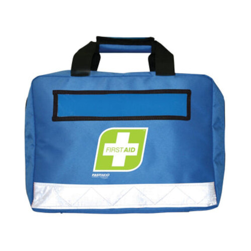 WORKWEAR, SAFETY & CORPORATE CLOTHING SPECIALISTS - SOFT PACK, R2, BLUE, EMPTY WITH FOLD OUT COMPARTMENTS