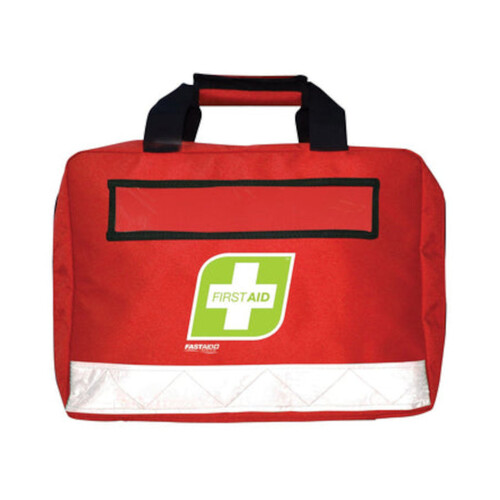 WORKWEAR, SAFETY & CORPORATE CLOTHING SPECIALISTS SOFT PACK, R2, RED, EMPTY WITH FOLD OUT COMPARTMENTS