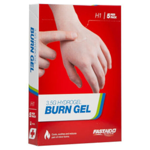 WORKWEAR, SAFETY & CORPORATE CLOTHING SPECIALISTS - HYDROGEL BURN GEL, 3.5G SACHET, 5PK