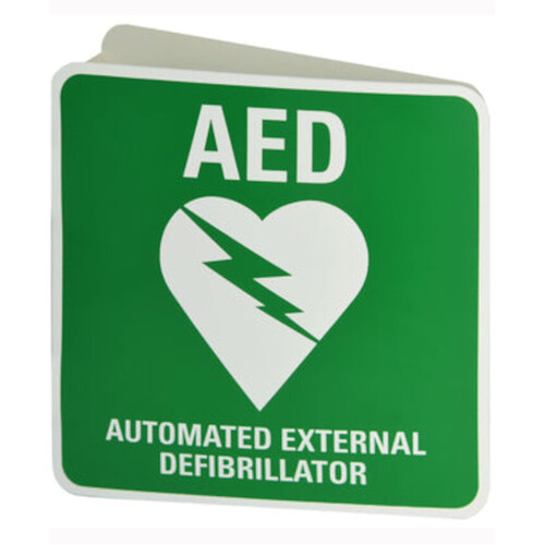 WORKWEAR, SAFETY & CORPORATE CLOTHING SPECIALISTS - AED WALL SIGN