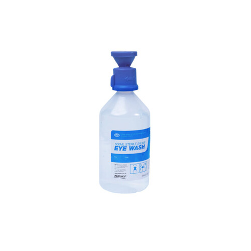 WORKWEAR, SAFETY & CORPORATE CLOTHING SPECIALISTS - EYE WASH SOLUTION, 500ML BOTTLE WITH CAP - SINGLE
