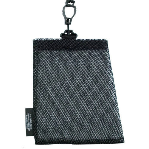 WORKWEAR, SAFETY & CORPORATE CLOTHING SPECIALISTS Open Mesh Bag-Black-5x8