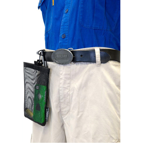 WORKWEAR, SAFETY & CORPORATE CLOTHING SPECIALISTS Open Mesh Bag-Black-5x8