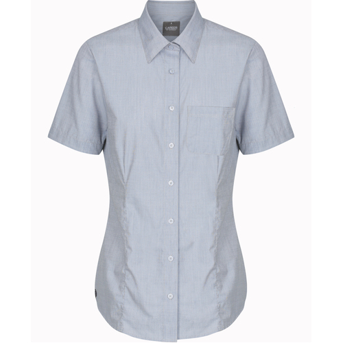WORKWEAR, SAFETY & CORPORATE CLOTHING SPECIALISTS - SMITH - WOMEN'S END ON END SHORT SLEEVE SHIRT