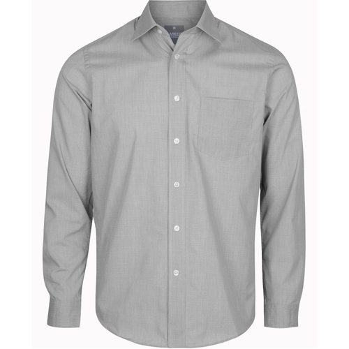 WORKWEAR, SAFETY & CORPORATE CLOTHING SPECIALISTS - WINDSOR - MEN'S PUPPY TOOTH LONG SLEEVE SHIRT