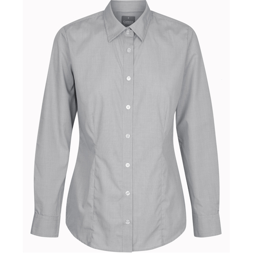 WORKWEAR, SAFETY & CORPORATE CLOTHING SPECIALISTS WINDSOR - WOMEN'S PUPPY TOOTH LONG SLEEVE SHIRT