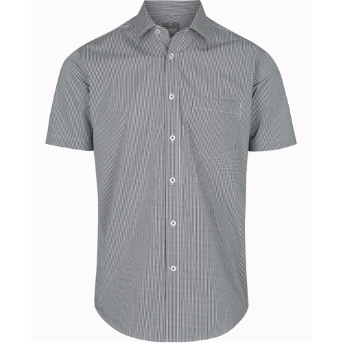 WORKWEAR, SAFETY & CORPORATE CLOTHING SPECIALISTS WESTGARTH - MEN'S GINGHAM SHORT SLEEVE SHIRT